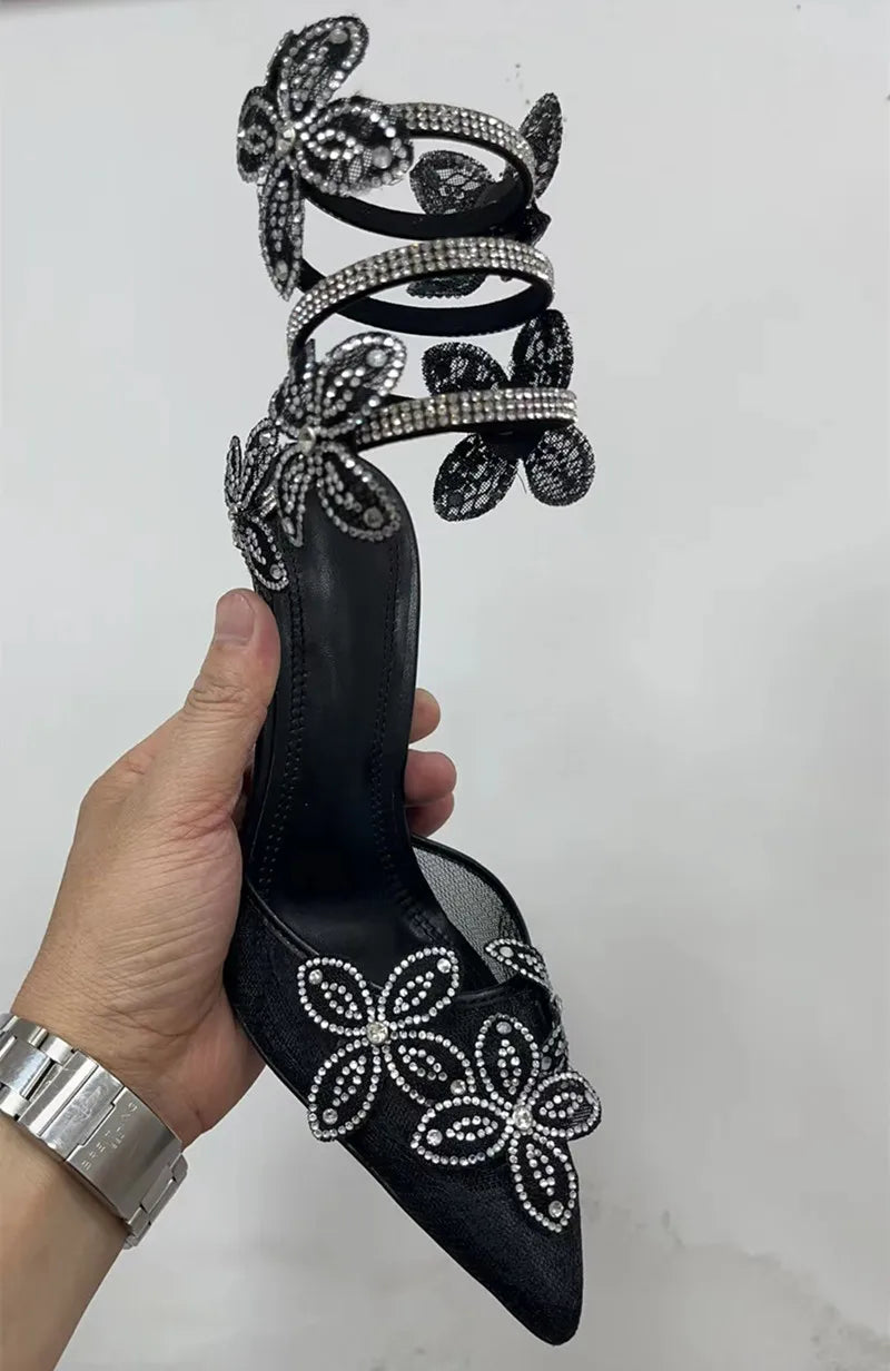 Twilight Bloom Heels