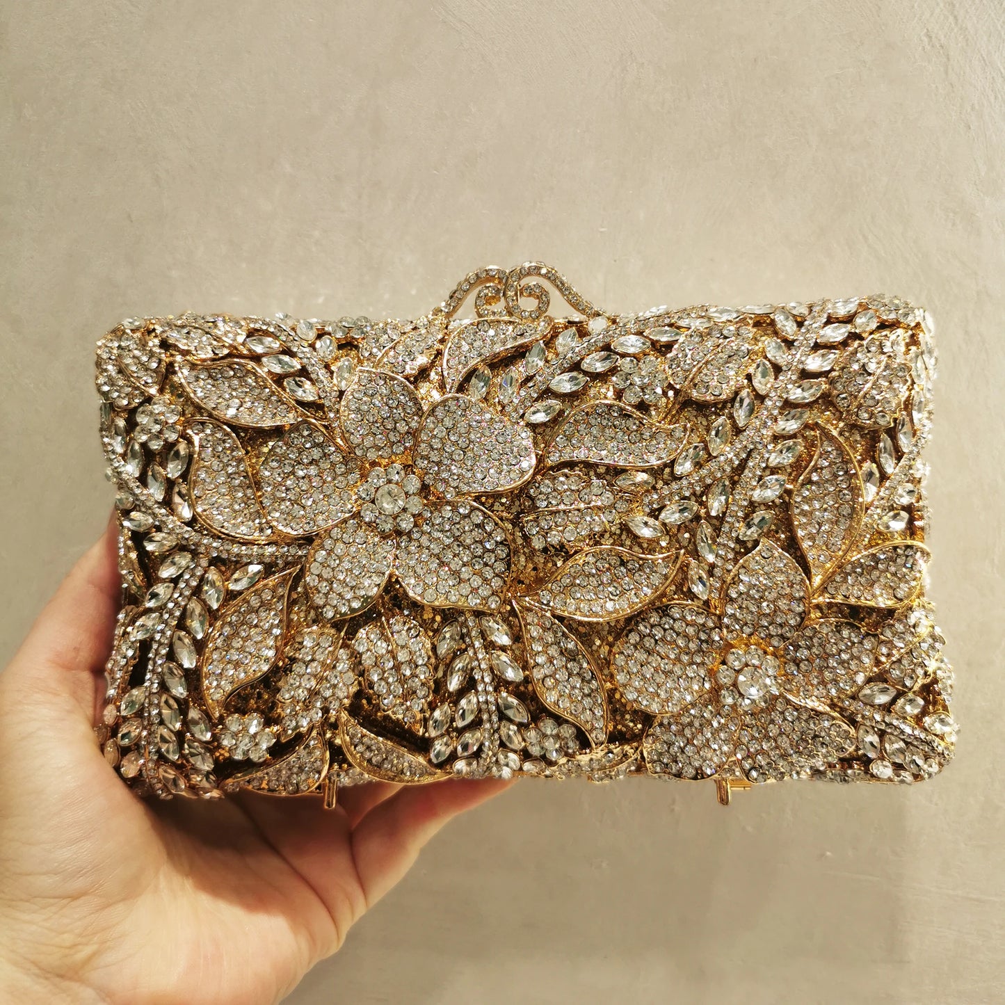 Bolso de Fiesta Flor de Diamant
