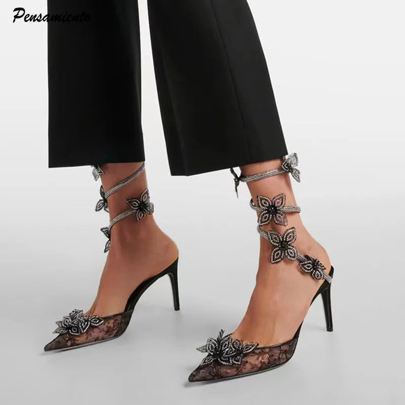 Twilight Bloom Heels