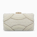 Violet Pearl Clutch Bag