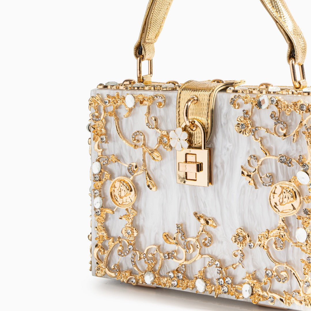 Bolso de caja de acrílico