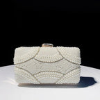 Violet Pearl Clutch Bag