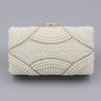 Violet Pearl Clutch Bag