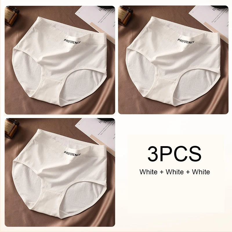 🔥 Comodidad y Elegancia: Pack de 3 Bragas de Algodón de Talle Alto para Mujer 🔥
