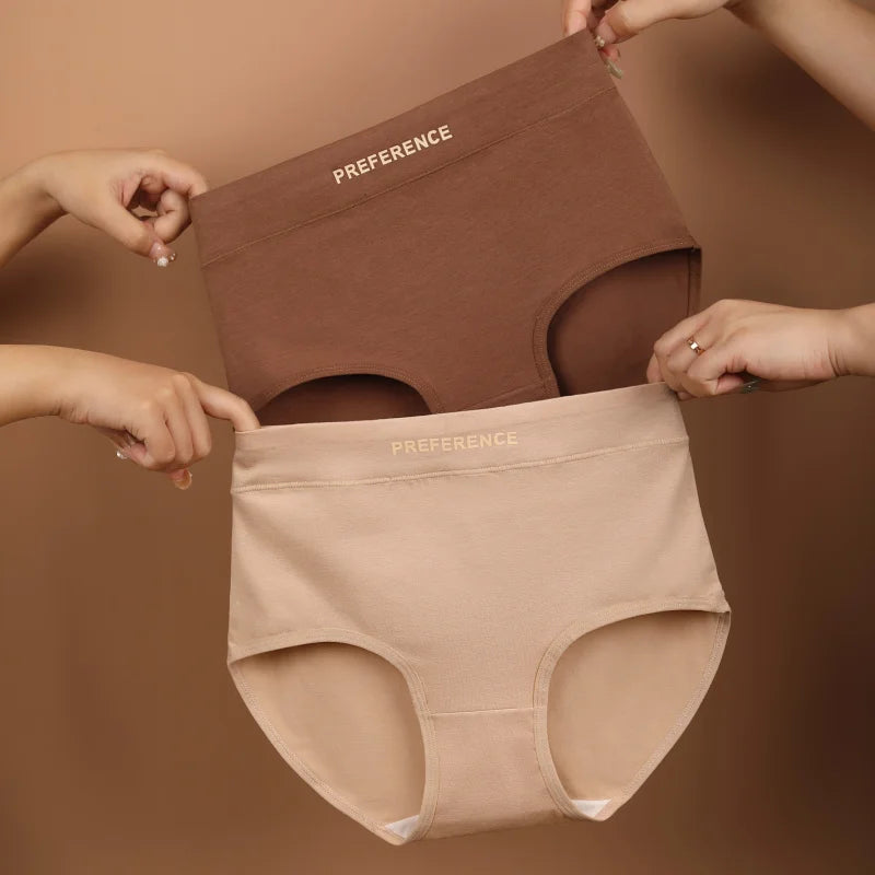 🔥 Comodidad y Elegancia: Pack de 3 Bragas de Algodón de Talle Alto para Mujer 🔥