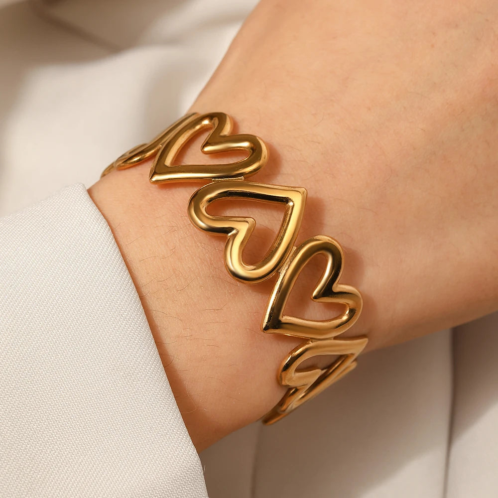 Golden Harmony Cuff