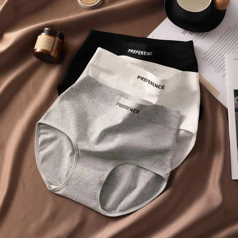 🔥 Comodidad y Elegancia: Pack de 3 Bragas de Algodón de Talle Alto para Mujer 🔥