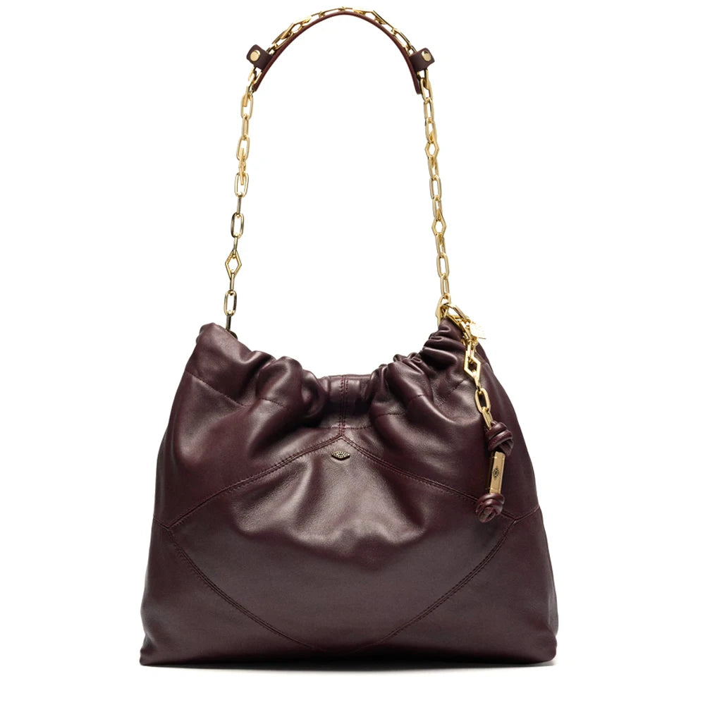 Ruched Chain Bag