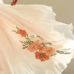 Women's Clothing Trend 2025 Summer Short Sleeve High Waist Dresses Sexy V Neck Floral Printed Boho Holiday Dress Vestidos