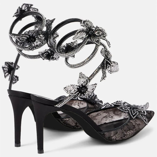 Twilight Bloom Heels