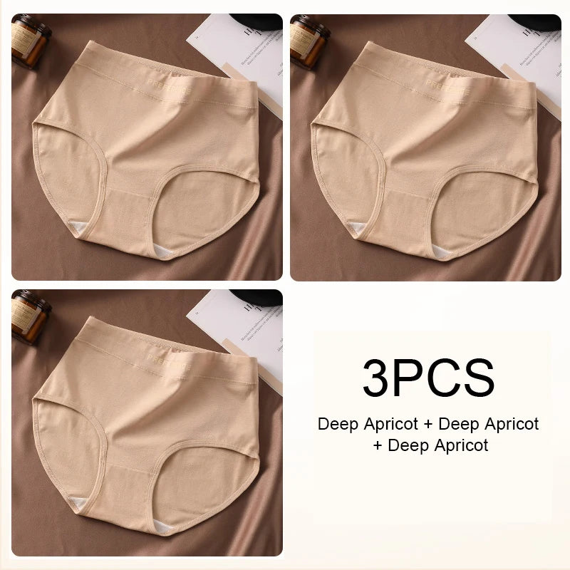 🔥 Comodidad y Elegancia: Pack de 3 Bragas de Algodón de Talle Alto para Mujer 🔥