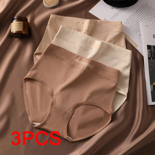 🔥 Comodidad y Elegancia: Pack de 3 Bragas de Algodón de Talle Alto para Mujer 🔥