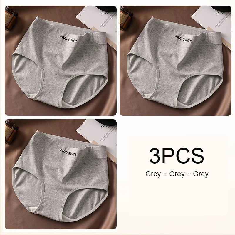 🔥 Comodidad y Elegancia: Pack de 3 Bragas de Algodón de Talle Alto para Mujer 🔥