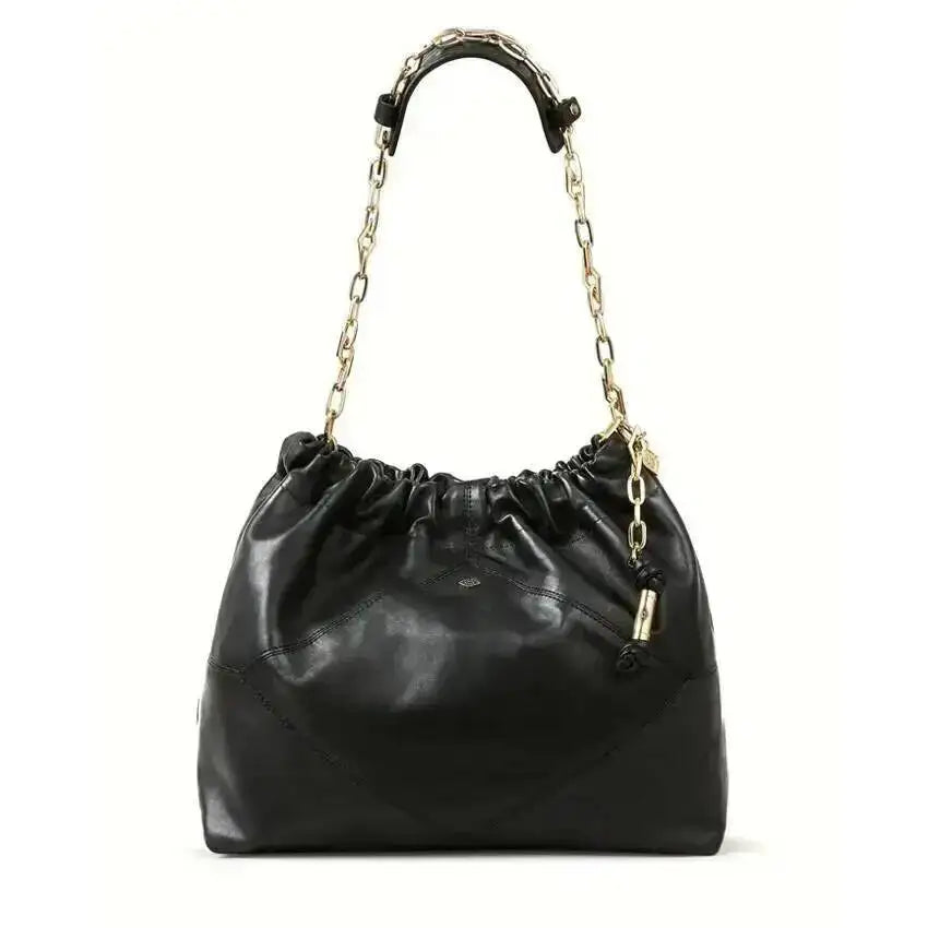 Ruched Chain Bag