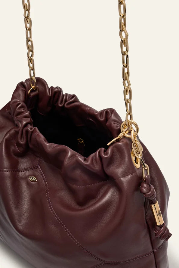 Ruched Chain Bag