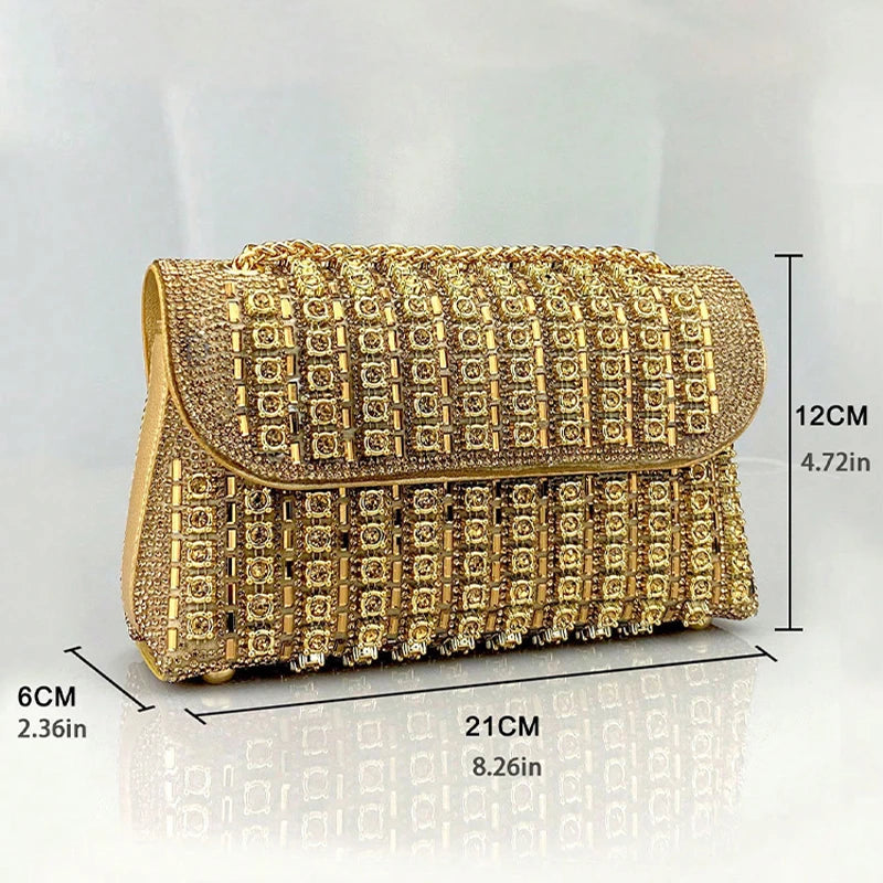 Golden Glamour Bag: The Sparkle of Luxury at Your Fingertips