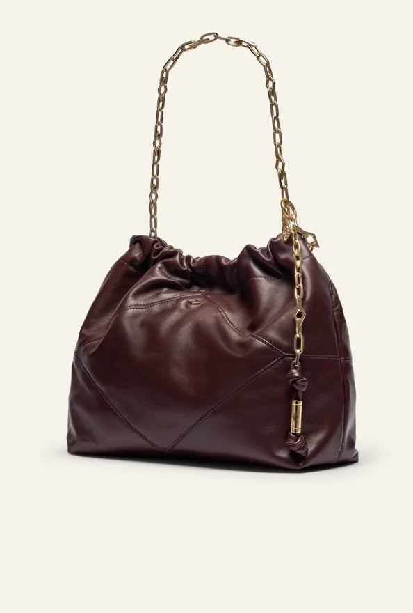 Ruched Chain Bag