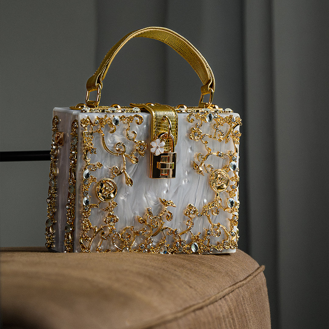 Bolso de caja de acrílico