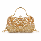 Rhinestone Tassel Clutch